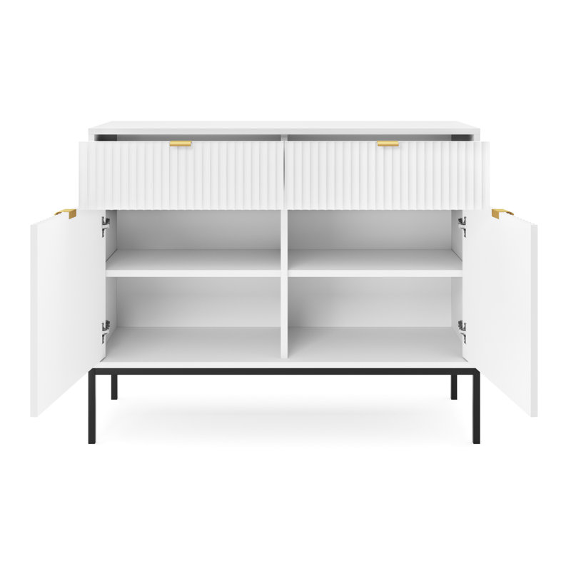 Beton 104cm Sideboard, White