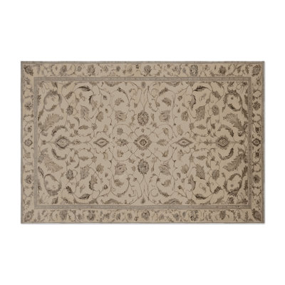 Tapis gris d'intérieur et d'extérieur Tabriz