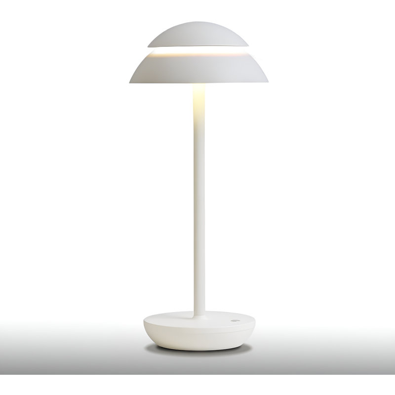 Wireless Led White Desk / Table Lamp Touch Sensor 3-color Stepless Dimmable Rechargeable Night Light