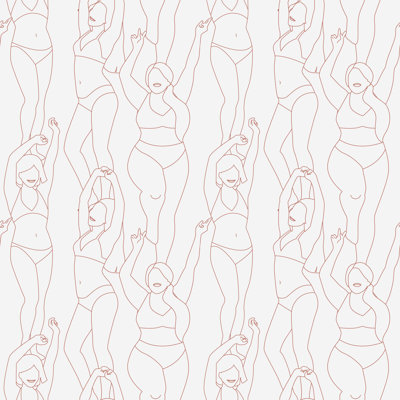 Dancing Women - Wrapped Canvas Print