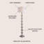 Lampe sur pied 61 "Portola