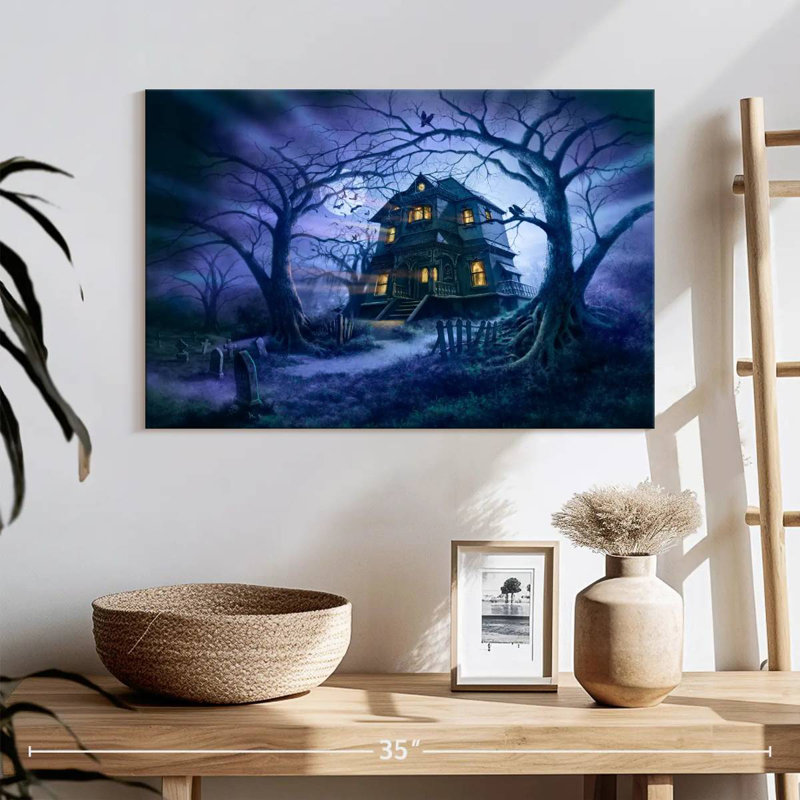 Kelan Haunted House II, 16" H x 24" W