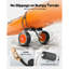 Chariot de kayak, capacité de charge de 200 lb, chariot de kayak pliable avec pneus en caoutchouc solide de 10 pouces et 1 sangle à cliquet, chariot à planche à pagaie pour transporter des kayaks, des canots, des planches à pagaie, des tapis flottants, des bateaux Jon