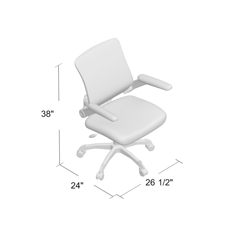 Modway Edge Mesh Office Chair, White
