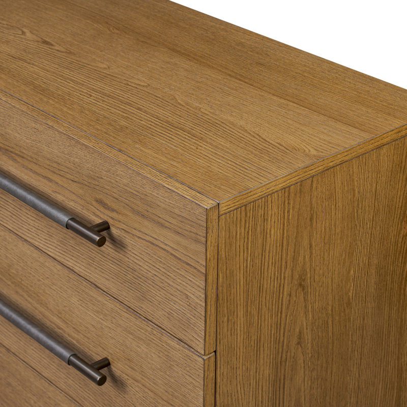 Rosedale 6 - Drawer Dresser, Amber Oak