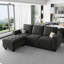 Canapé-lit modulaire en L avec repose-pieds avec rangement Shavera-1323502024