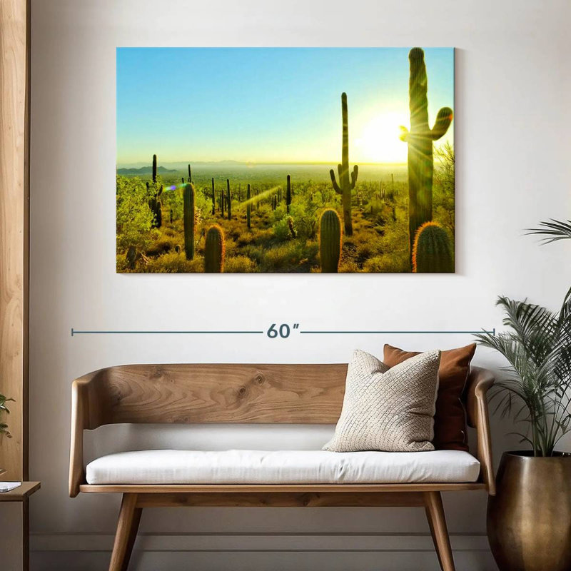 Cactus Harnek Sunny Arizona, H 32 po x l 48 po