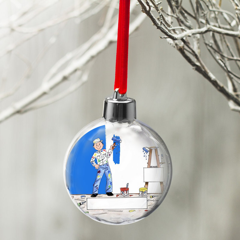 Ornement d'ampoule de Noël personnalisé, Oui