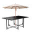 Huynh 150 - Person Patio Dining Set Umbrella Hole Included Rectangular Table with Cushions Included