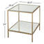 Edgarton Glass End Table