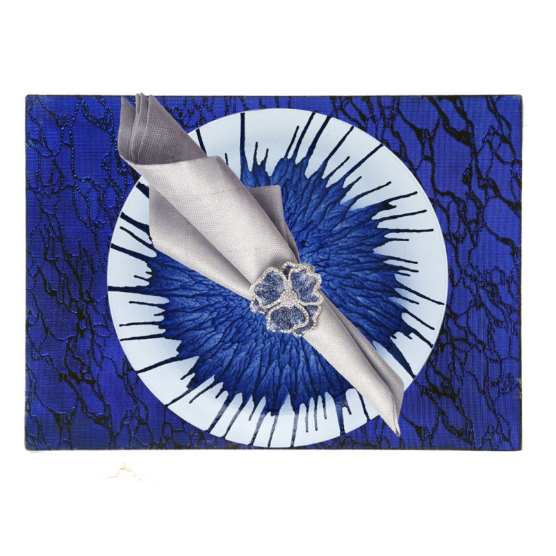 Modern Artistic Glass Placemat
