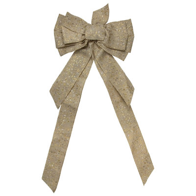 12'' Abstract Fabric Bow