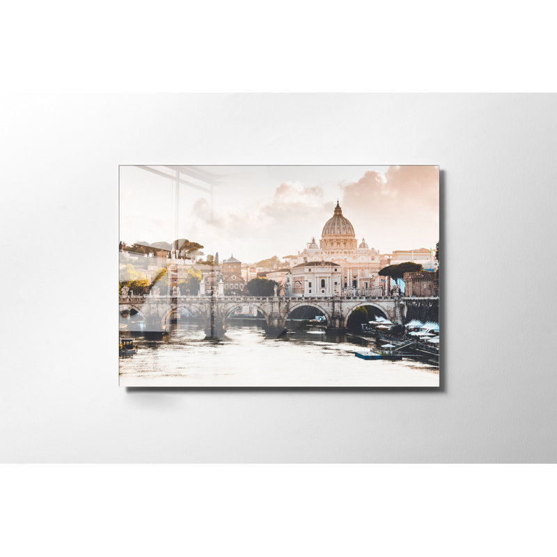 Superbe peinture murale en verre trempé 27,6 po x 39,4 po | 100% verre trempé, épaisseur: 0,16 pouce | Décoration élégante pour le salon ou le bureau, durable et facile à nettoyer, idée de cadeau parfaite