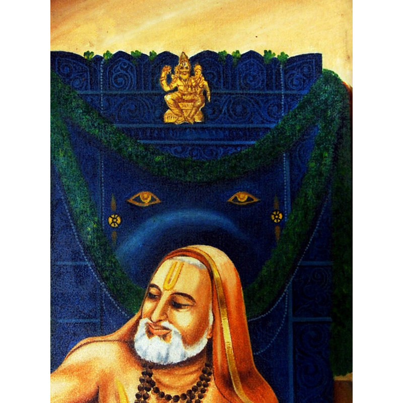 Âme suprême illuminée | Huile sur toile | Par V. Ragunath