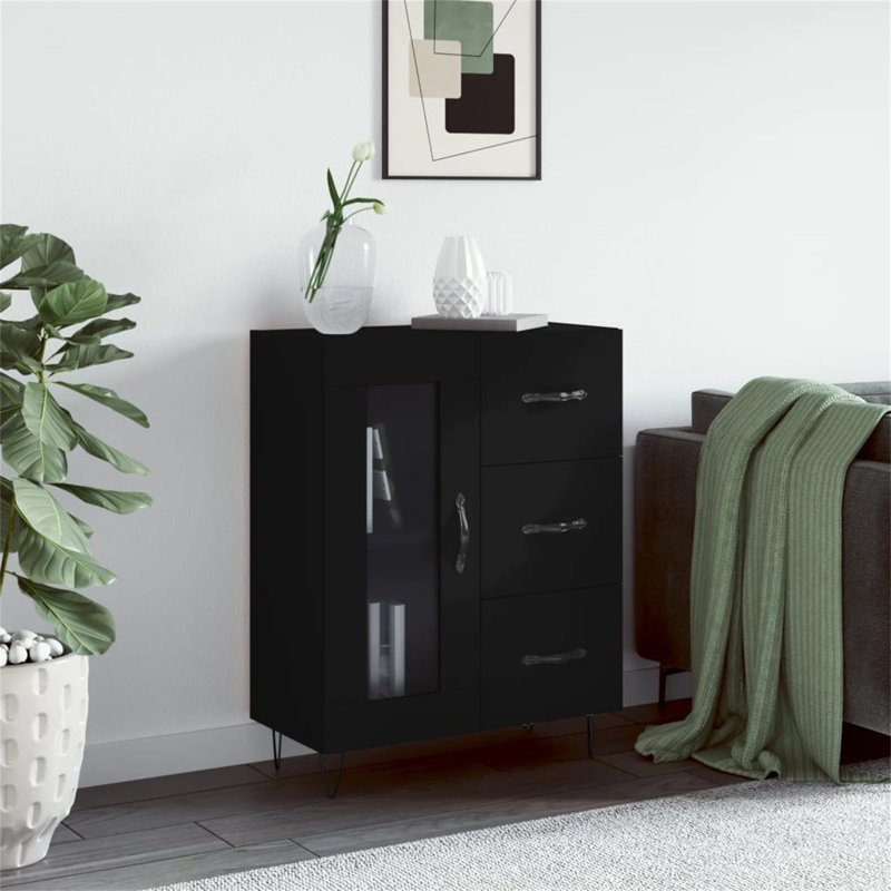 Maykol 69.5cm Sideboard, Black