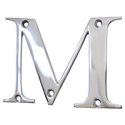 3'' H Brass House Letter