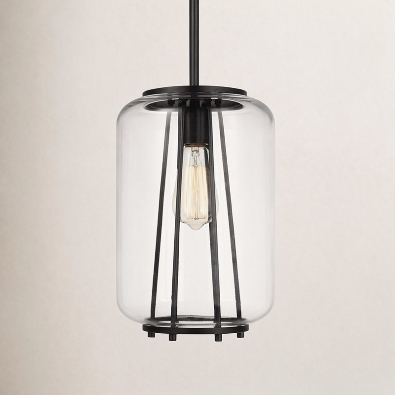 Bianca 1 - Light Single Pendant, Midnight Black