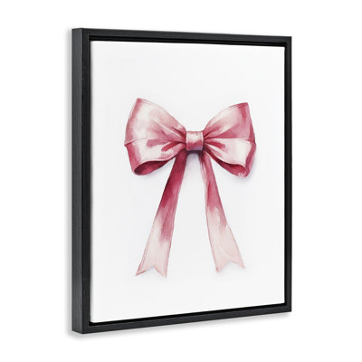 "Delicate Pink Bow Floater", art mural par Amanda Greenwood