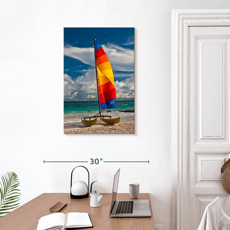 Mehar Catamaran At Barbados, 30" H x 20" W