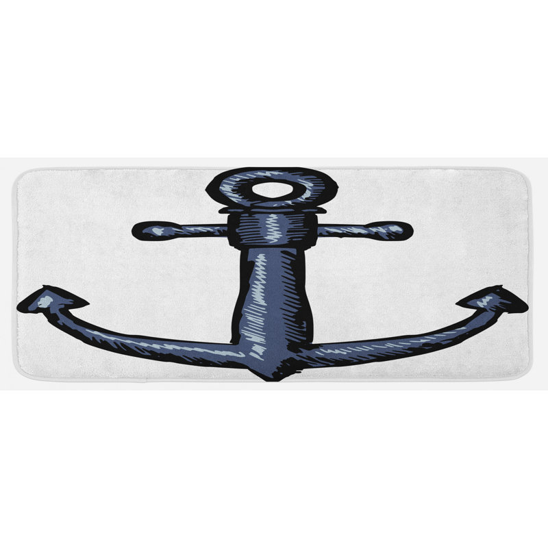 Tapis de cuisine ancre