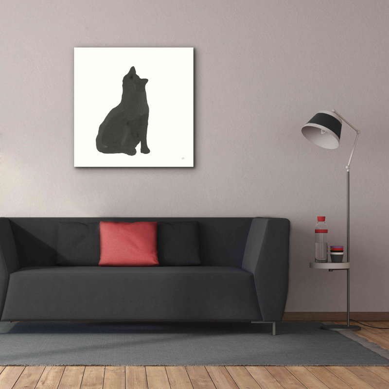 «Black Cat I» par Chris Paschke, H 37 po x l 37 po x P 1,5 po