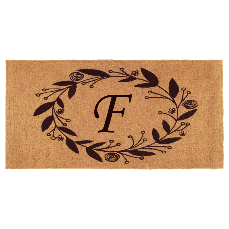 Zaizi Outdoor Doormat, F, Rectangle 2' x 3'
