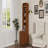 End Table with 3 Drawers, Corner Table with 4 Open Shelves, Tall Side Table for Bedroom and Corner
