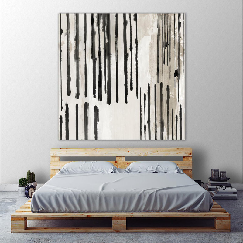 «Linearity Ii», reproduction d'art sur toile géante 54 po x 54 po