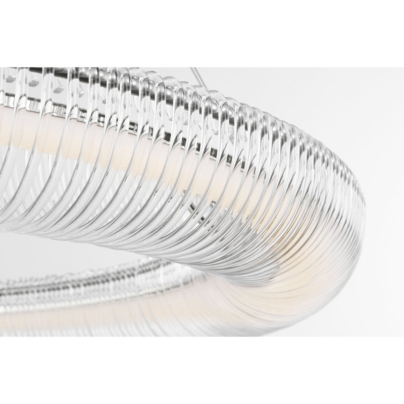 Pierce 1 - Light Chandelier, 40, Polished Nickel