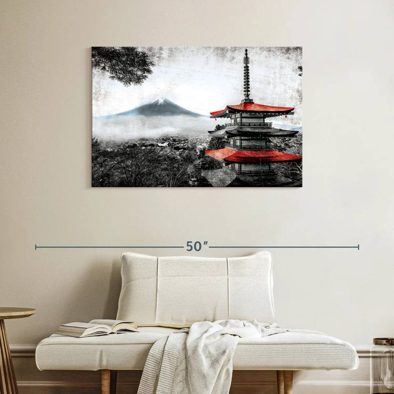 Adella Chureito Pagoda Pop, 26" H x 39" W