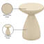 Table d'appoint en fer Anika Hendershot-1065183032