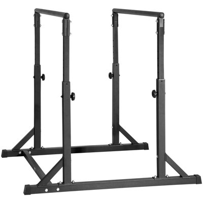 Dip bar, capacité de 800 lb, station de support Heave Duty avec hauteur réglable, stabilisateur station de travail barre stabilisatrice, barre parallèle pour l'entraînement en force