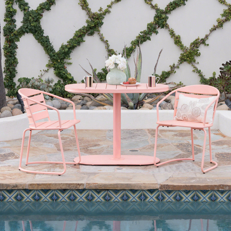 Monica Bistro Set, Coral