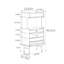 Armoire d'appoint moderne et multifonctionnelle en acrylique-107148744