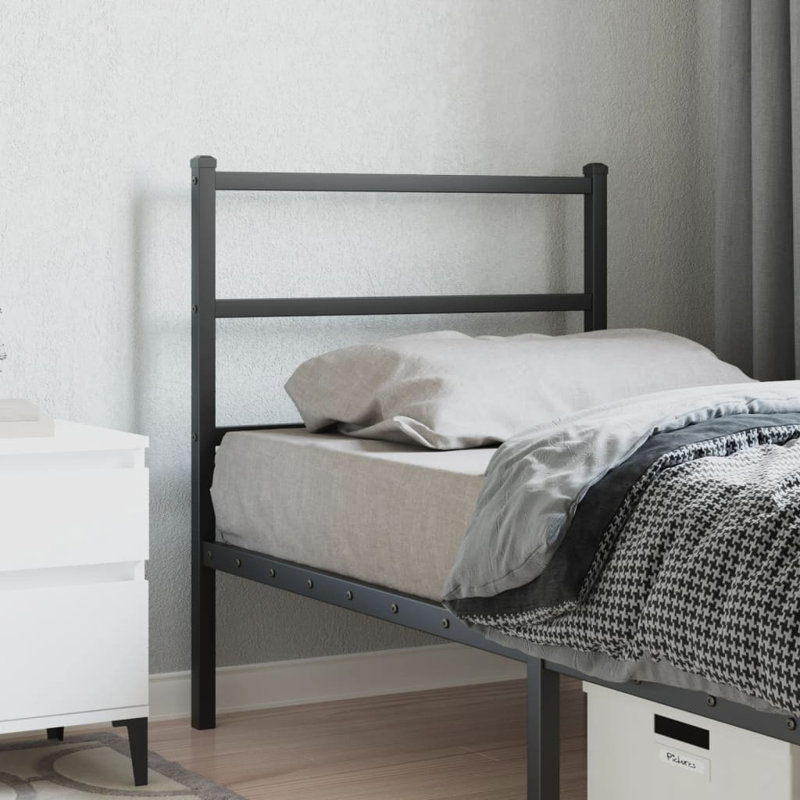 Oberly Metal Headboard, 100cm W, Black