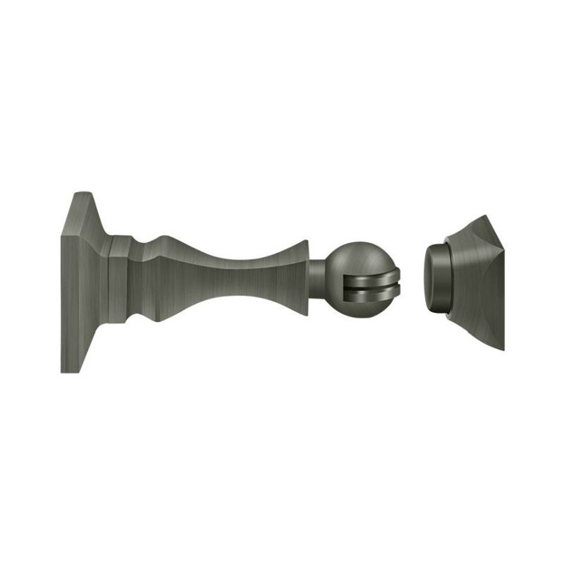 Brass Shutter / Door Accessory, Antique Nickel