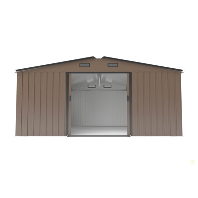 10*12Ft  0.25Mm Color Steel Plate, Surface Protective Film, Two Daylight Windows, A Practical And Thoughtful Gift