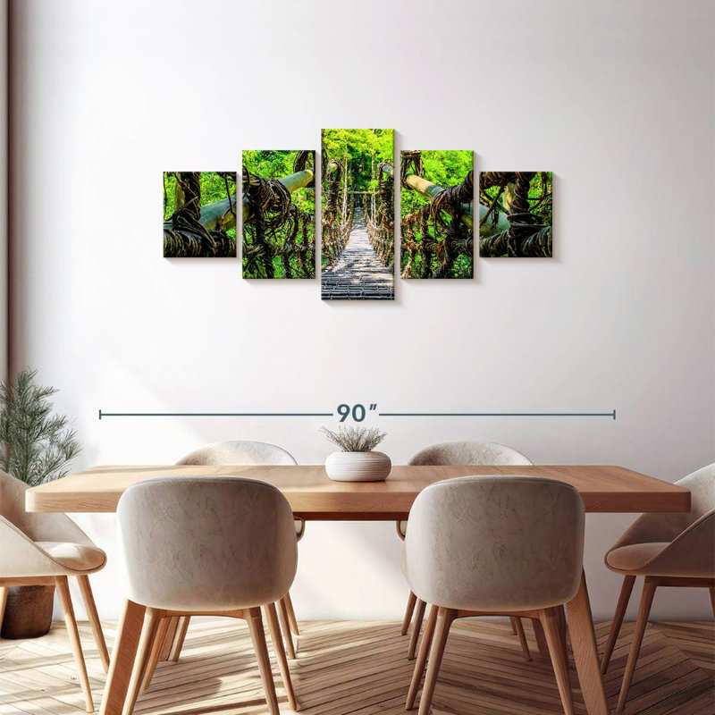 Tree Vine Bridge, 30" H x 68" W