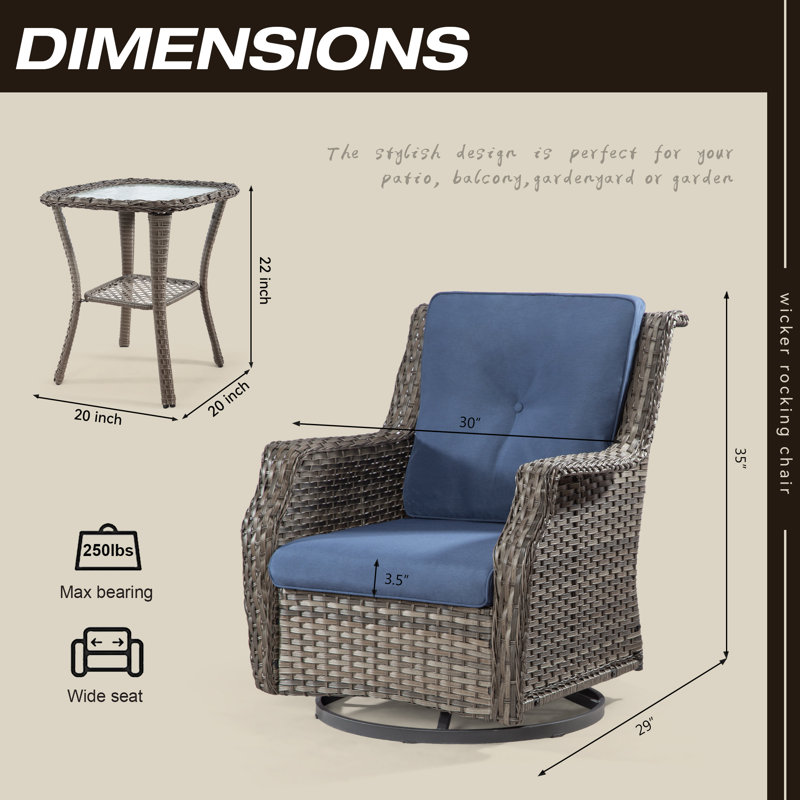 Noriene 2-Piece Outdoor Seating Group with Cushions