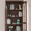 Vitrines en bois massif noisette + verre