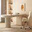 Bureau d'écriture avec tiroirs Beige-1964610944
