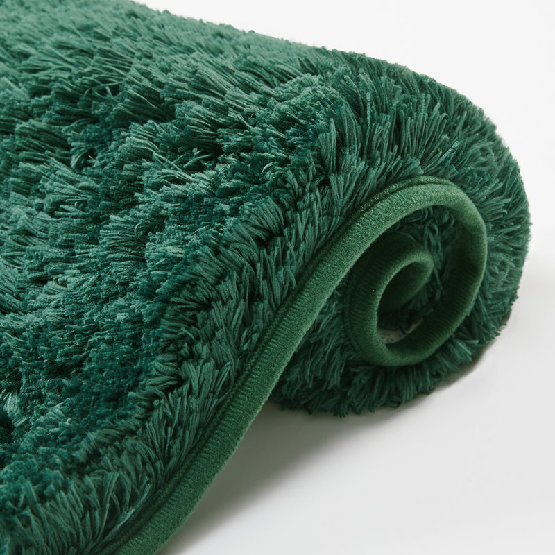 Mirrabooka Non-Slip Bath Rug, 20" W x 32" L, Green