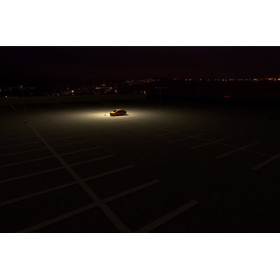 Single Car - Wrapped Canvas Print