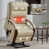 Beige Faux Leather