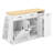 Multi-Functional Storage Sideboard with Hidden Trash Cabinet, Sliding Door Storage, and 3-Tier Spice Rack – Premium Kitchen Island Table for Kitchen, Dining Room, or Entertaining Spaces-834633820