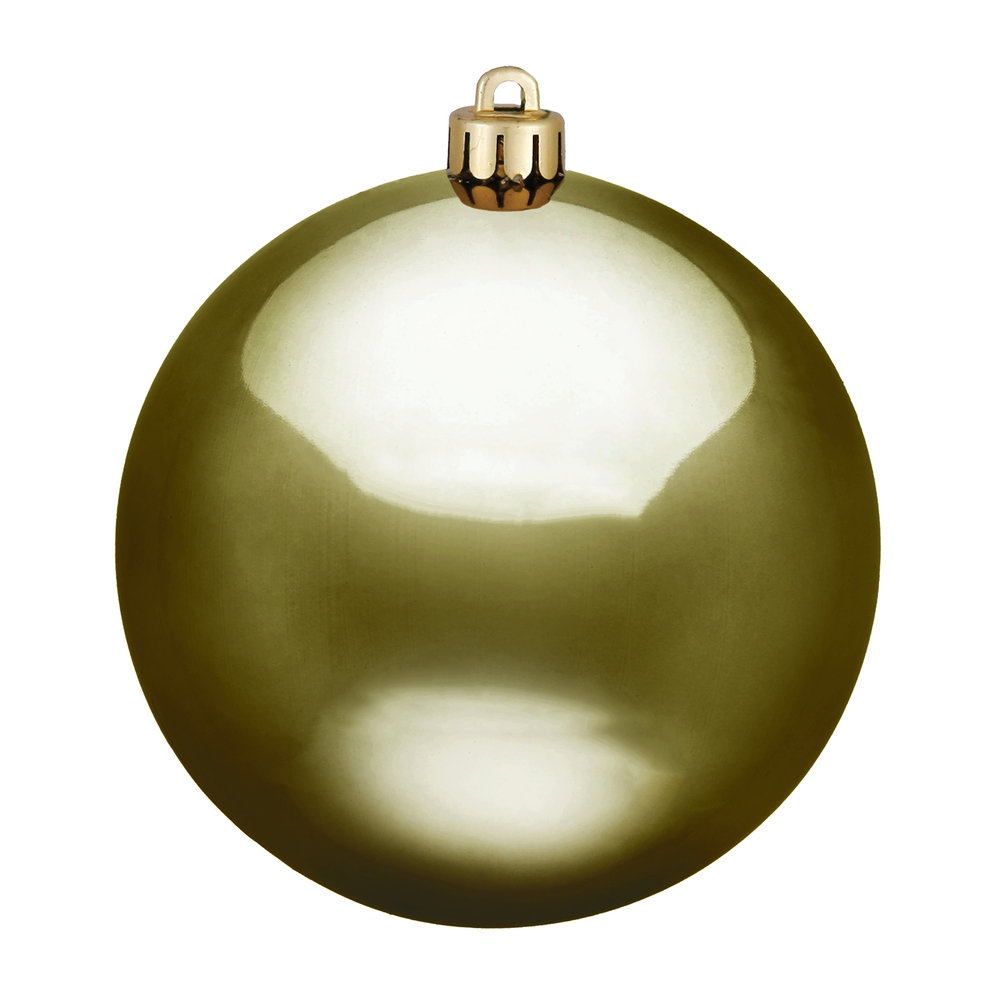 6" Shatterproof Bauble, Sea Blue, 4" H x 4" W x 4" D, Set Of 6