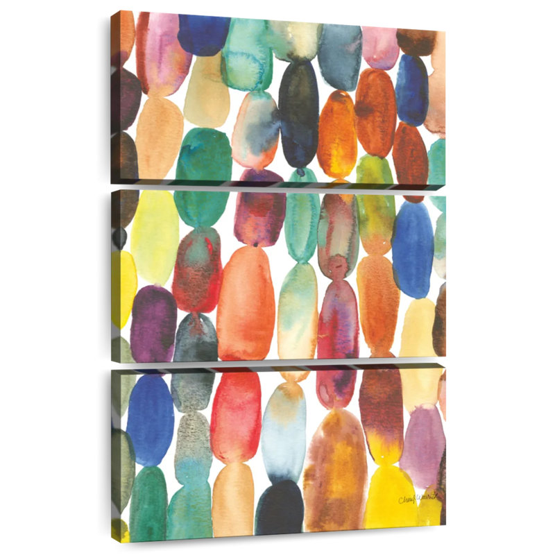Avery Colourful Orbs I, 50" H x 32" W