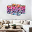 «Love Graffiti», reproduction sur toile-92833331