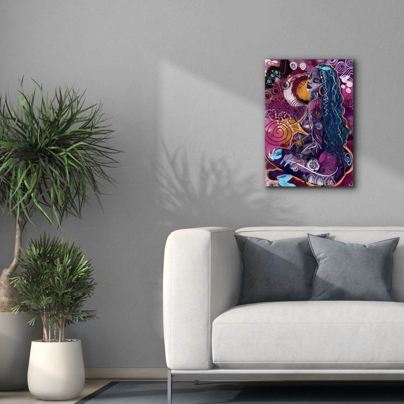 «Tahiya» par Justin Copeland, impression sur toile, H 26 po x l 18 po x P 0,75 po