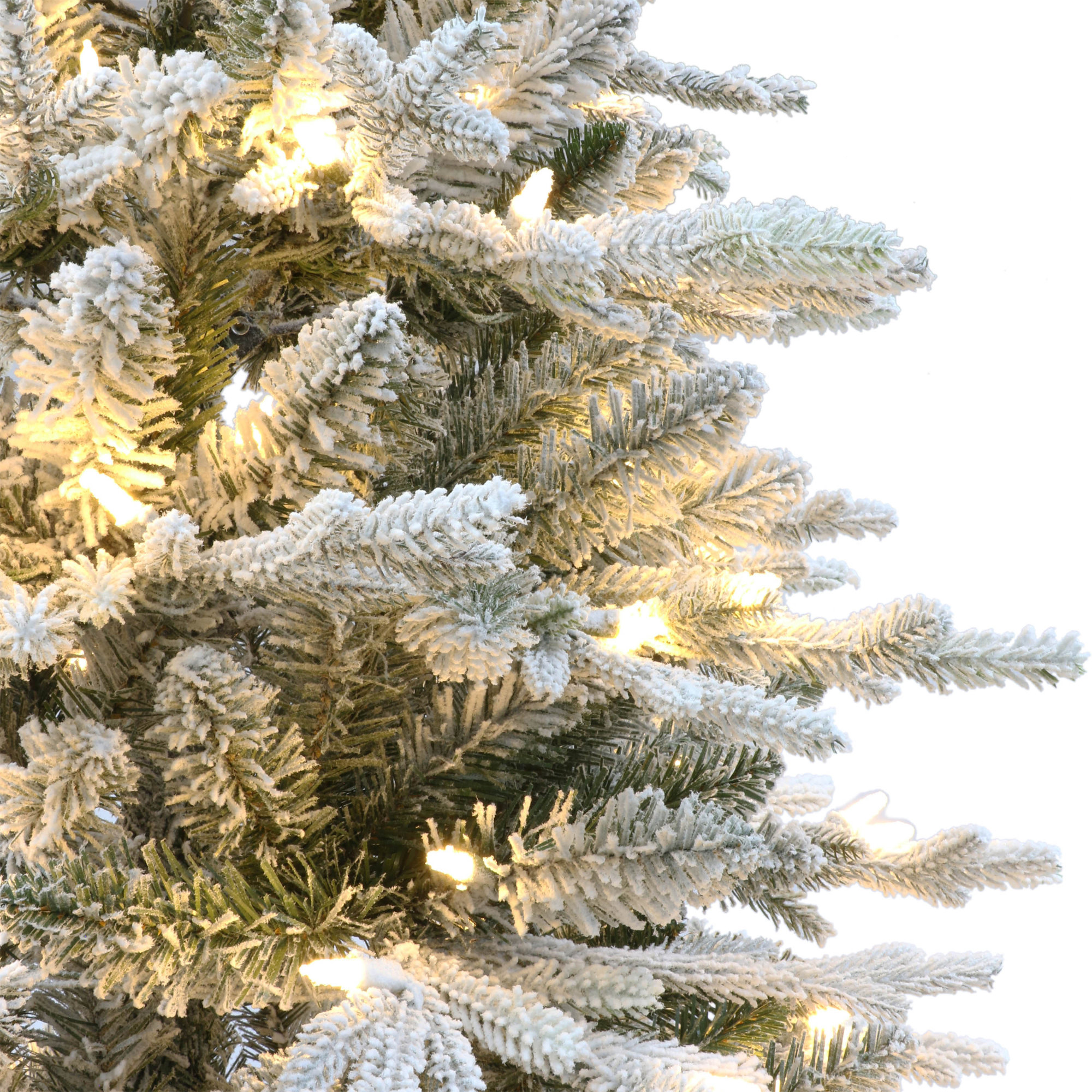 72' Lighted Artificial Pine Christmas Tree